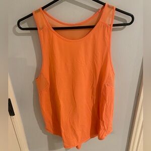 Orange Sleeveless Women's Top